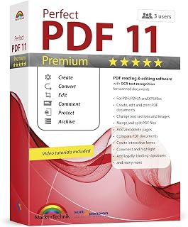 Perfect PDF 10 PREMIUM - PDF reading & editing software with OCR text recognition for Windows 11, 10, 8.1, 7