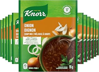 Knorr Soup Mix For A Quick Delicious Classic Soup Mix Onion No Artificial Colours Or Flavours 55 g 12 count