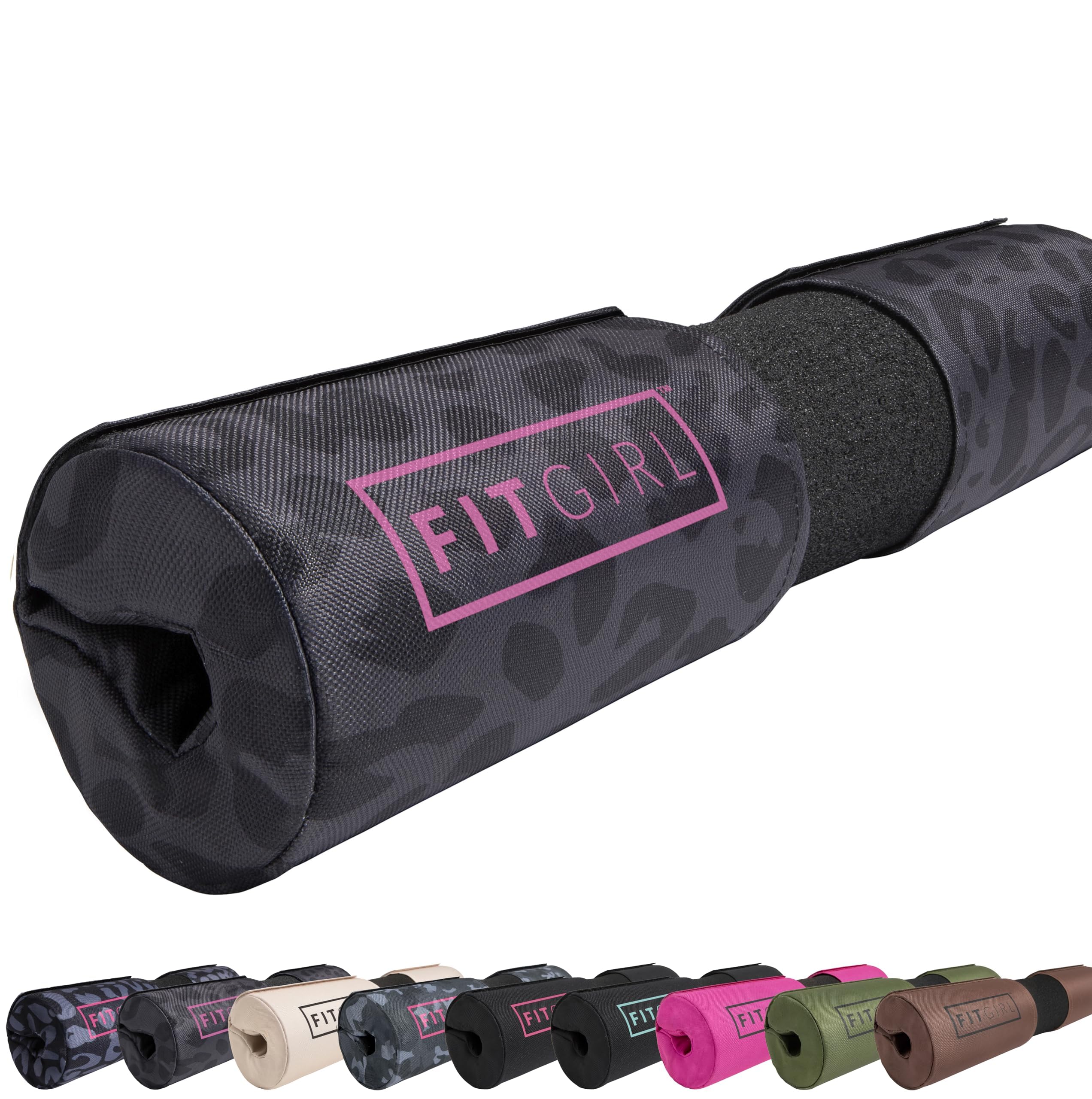 FITGIRL - Squat Pad and Hip Thrust Pad for Leg Day, Barbell Pad Stays in Place S