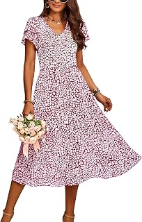 BTFBM Women Casual Summer Dresses Wedding Guest Dress