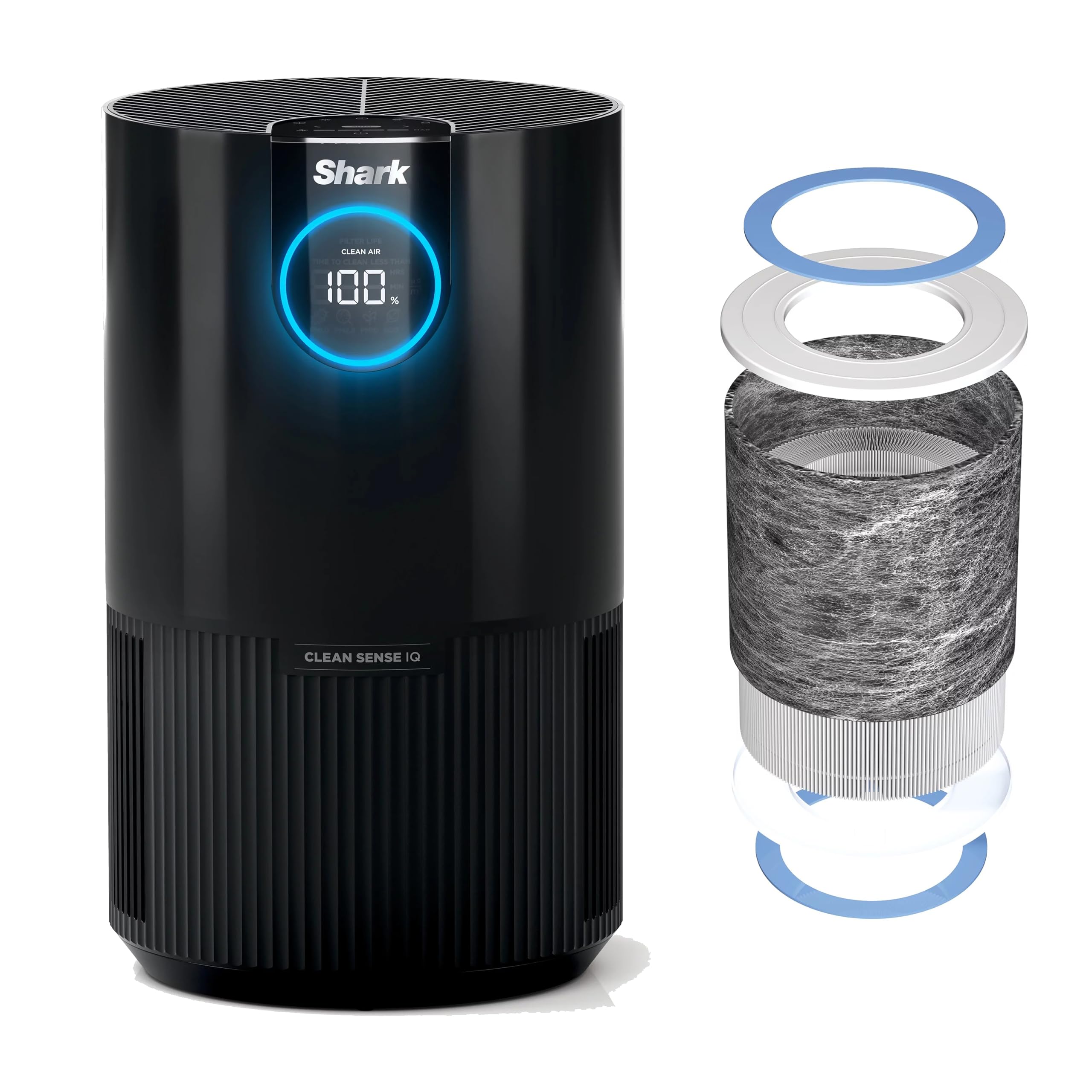 Shark Air Purifier with NanoSeal HEPA, Clean Sense IQ, Odor Lock, Filters up to 