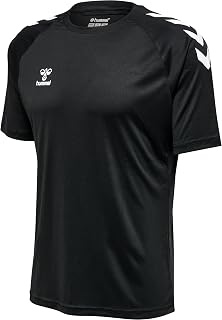 hummel T-Shirt Weiß Blau, L Herren T-Shirt Unisex – Adult