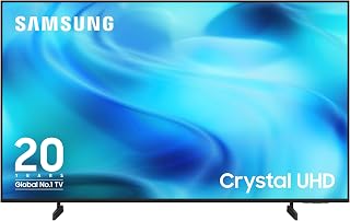 Samsung 65 Inch 4K UHD U8000H LED Smart TV, HDR, Crystal Processor, 4K Upscaling, Dolby 2.0, Gaming Hub, Q Symphony, 3 HDMI, Metal Stream Design (UN65U8000HFXZC, 2026)