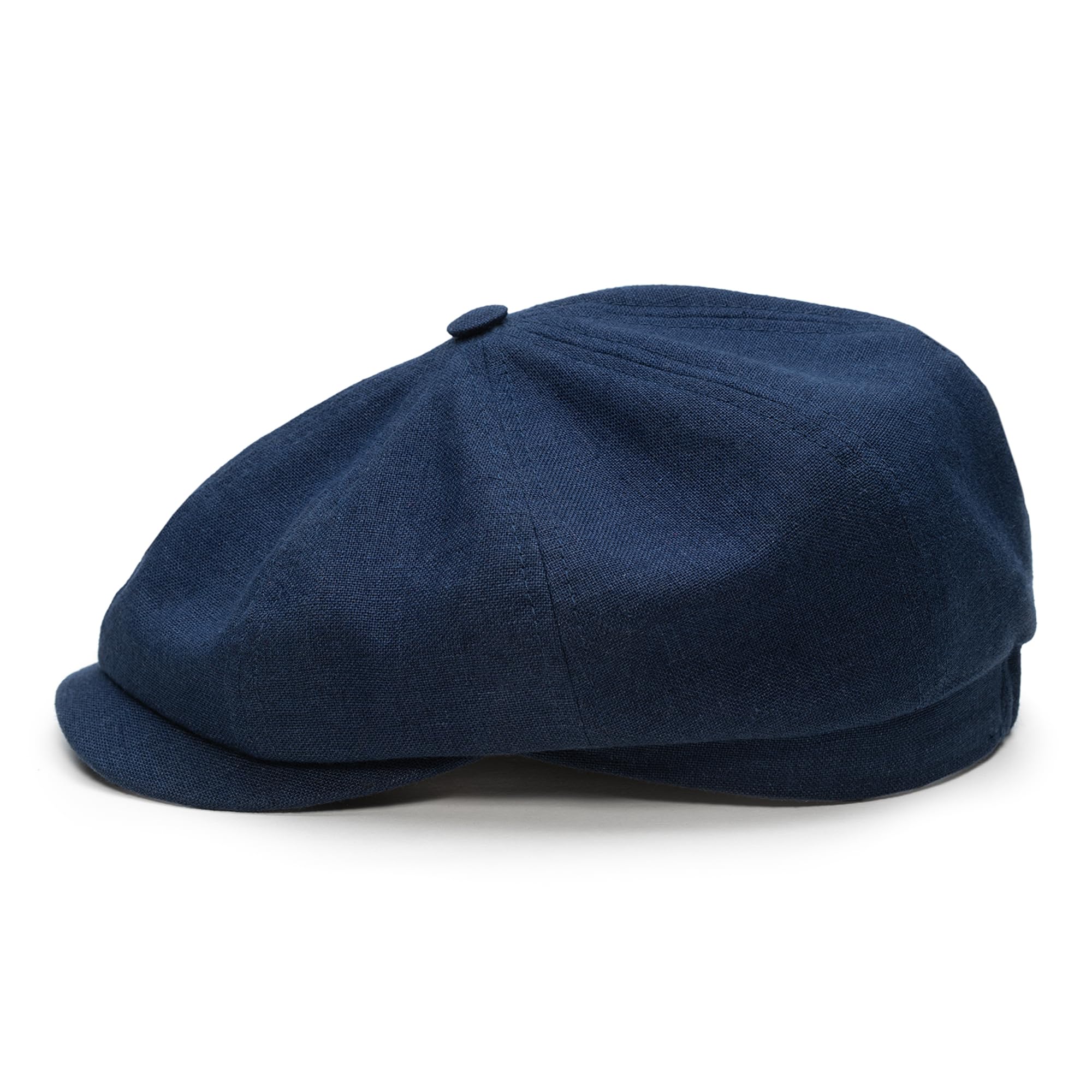 Sterkowski Model Rowdy | 100% Linen Newsboy Cap for Men and Women | Airy 8 Panel
