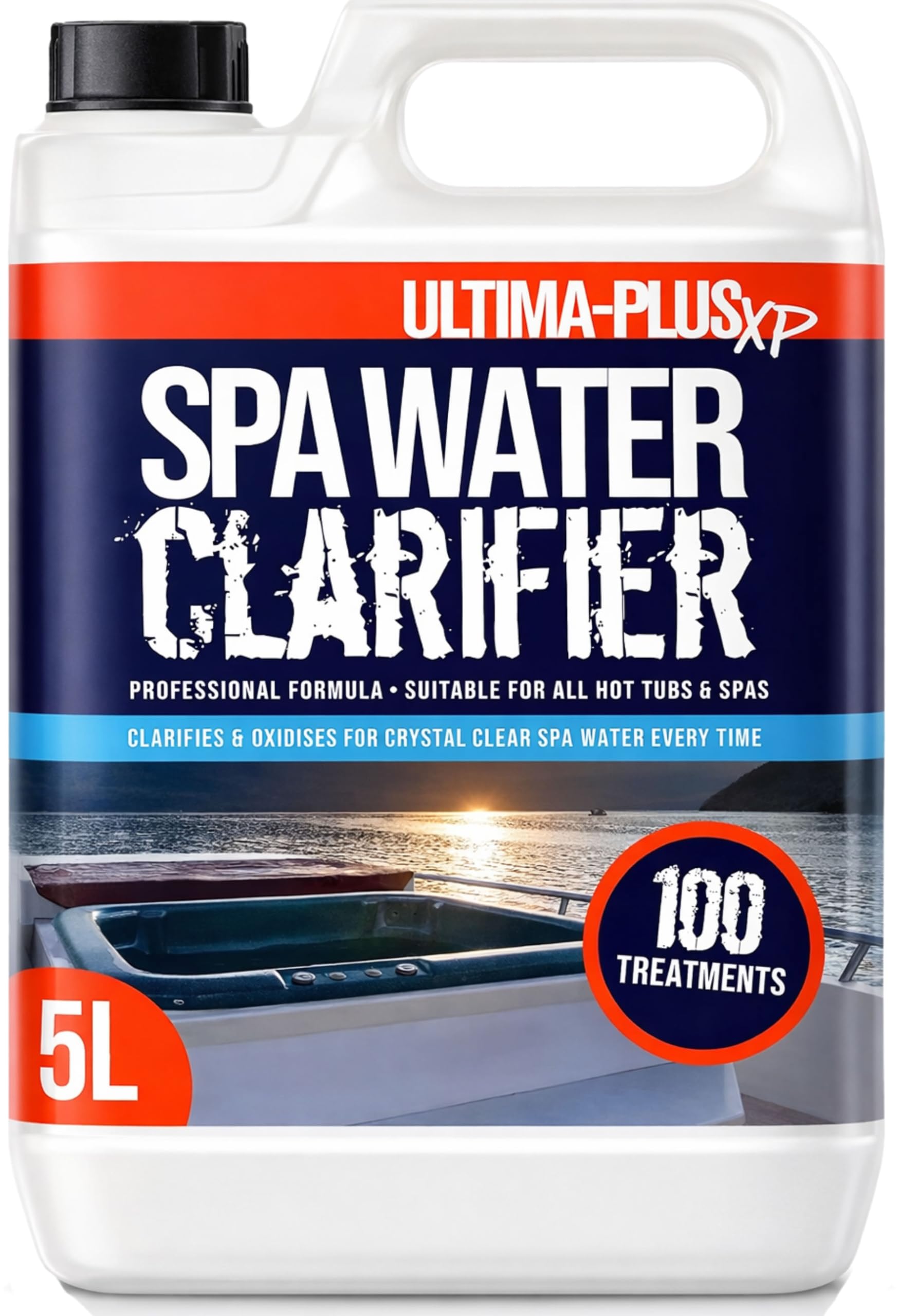 ULTIMA-PLUS XP Spa Water Clarifier - Transforms Hot Tub Water From Cloudy and Di