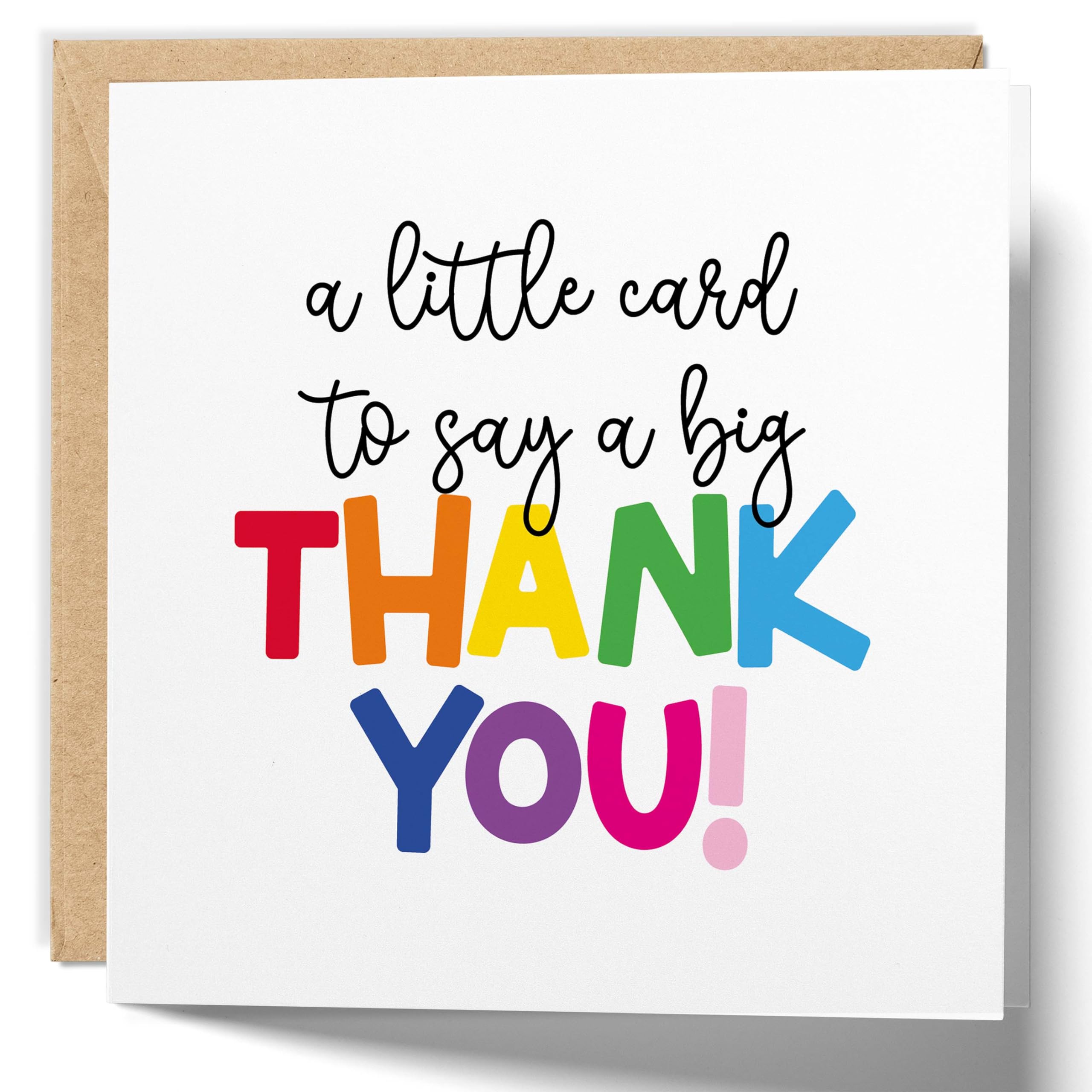 Thank You Card, A little card to say a big thank you card