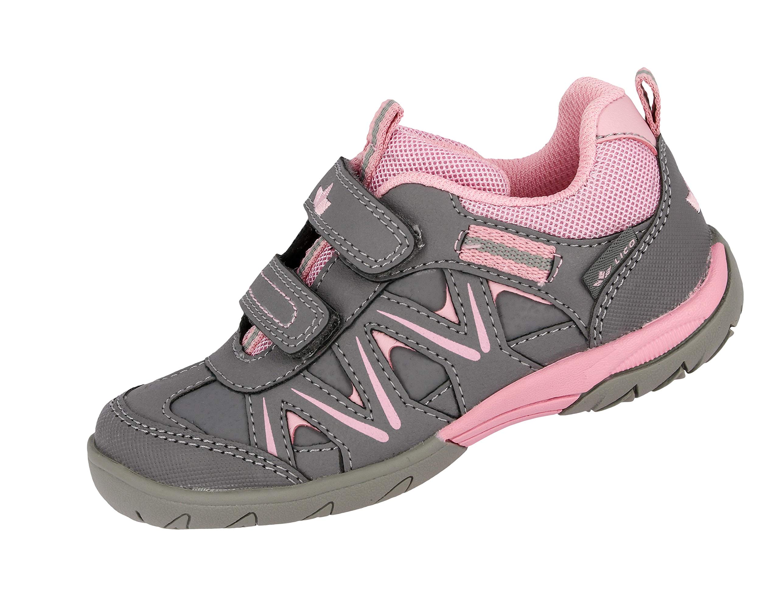 Lico Women's Low-Top Sneakers, Grey Grau Rosa Grau Rosa, 8 us