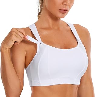 SYROKAN Women's Sports Bra without Underwire Racerback