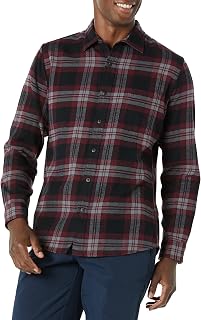 Amazon Essentials Men's Slim-Fit Long-Sleeve Flannel Shirt