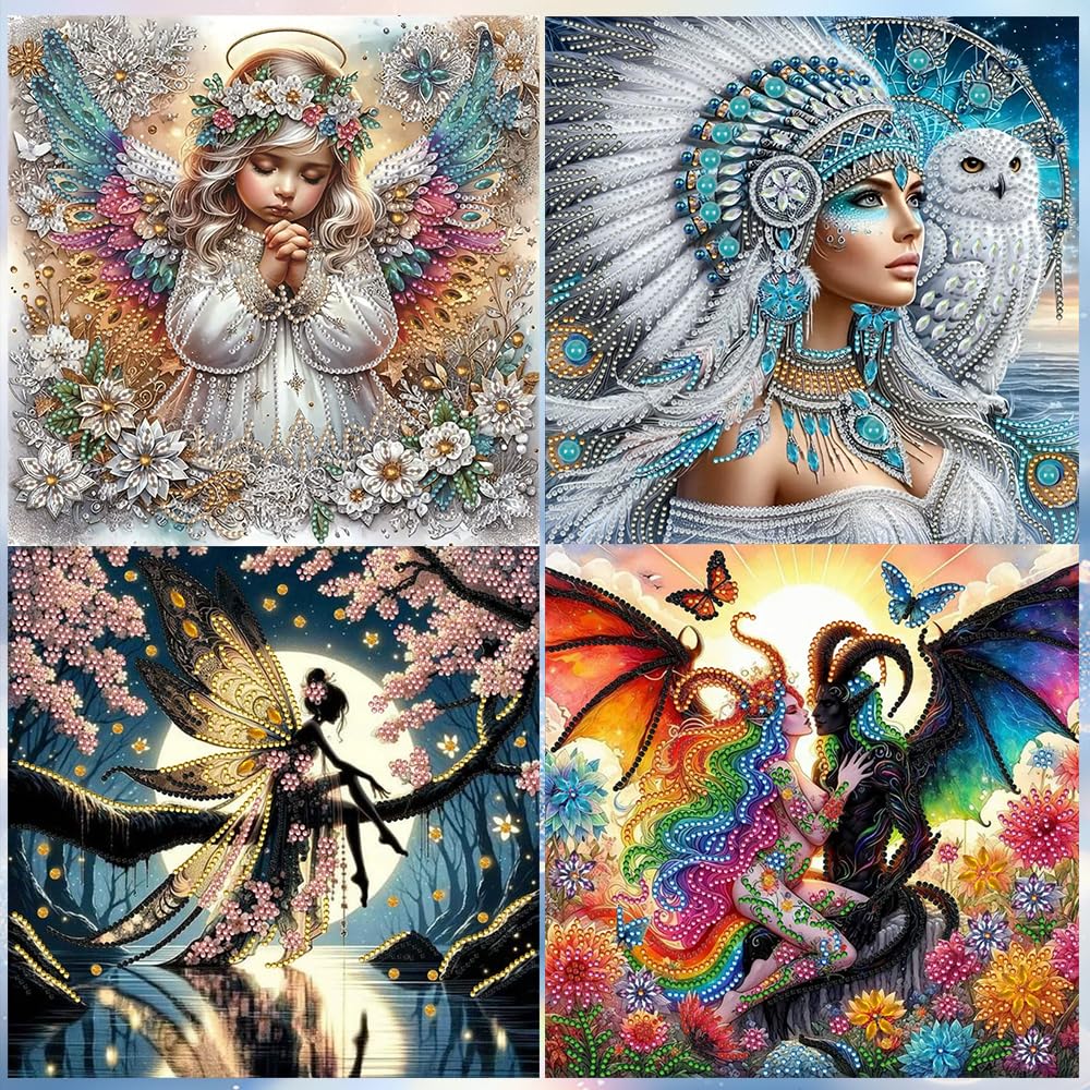 Diamond Art Kits for Adults 5D Special Shape Beauty Diamond Art Painting Kits fo