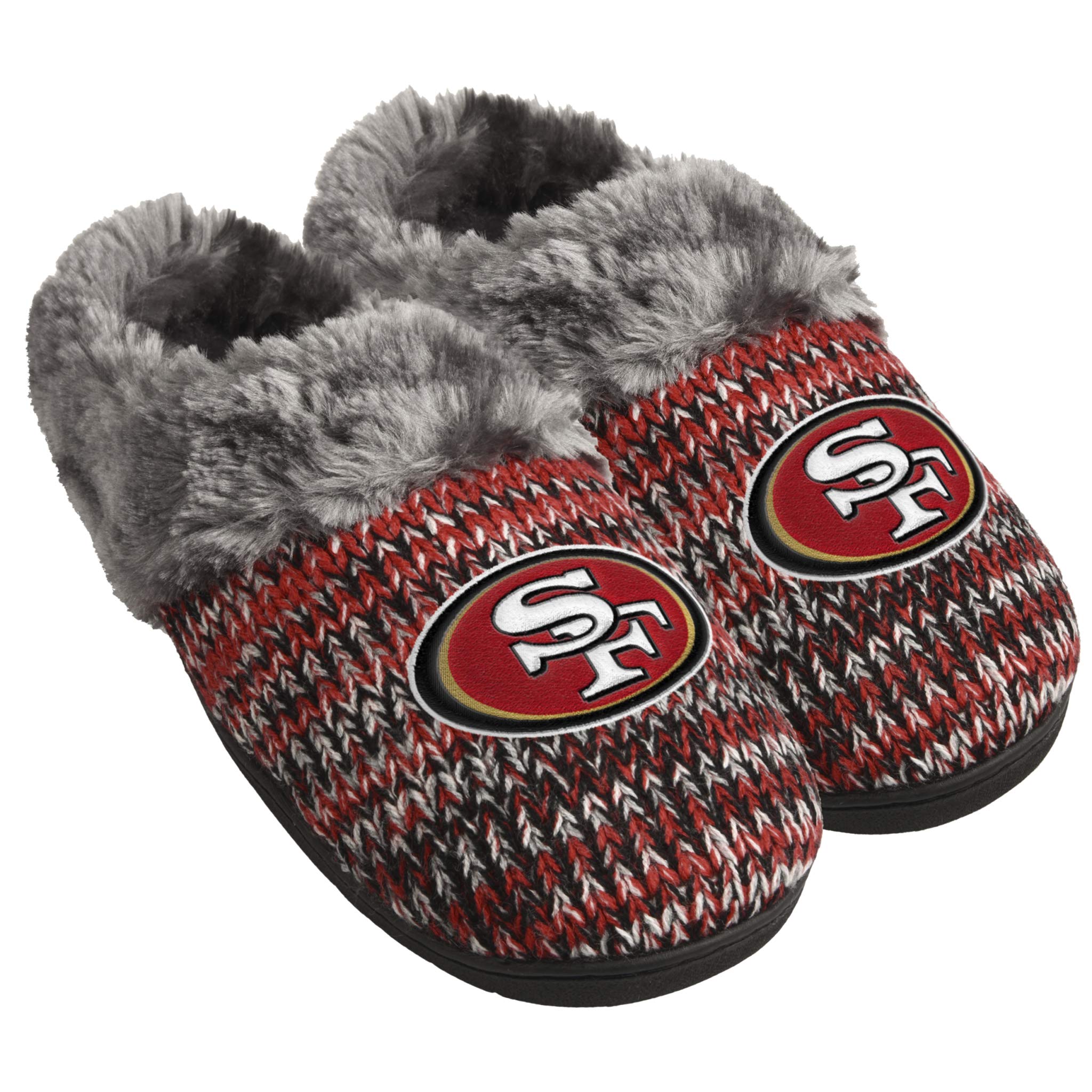 FOCO Womens NFL Team Logo Peak Slide Slippers