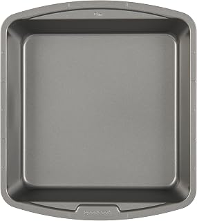 GoodCook Everyday Nonstick Steel Square Pan, 8", Gray