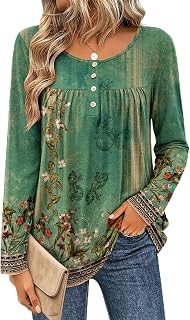 Zeagoo Women Autumn Fashion Elegant Casual Blouses Long Sleeve Shirts Pleated Tunic Tops Fashion Leggings 2025