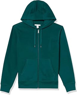 Amazon Essentials Men's Full-Zip Fleece Hoodie Sweatshirt (Available in Big & Tall)