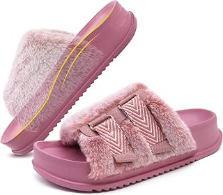 KuaiLu Women's Slippers Comfortable Orthopaedic Slippers Winter Warm Plush Shoes Home Fashion Sandals Slippers with Arch Support and Non-Slip Rubber Soles 36-42