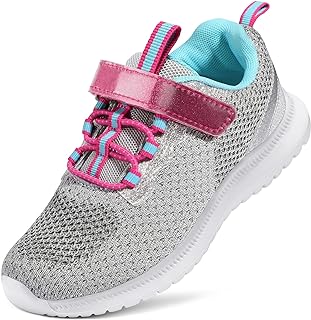 RUNSIDE キッズスニーカー 軽量テニスシューズ 男の子と女の子向け