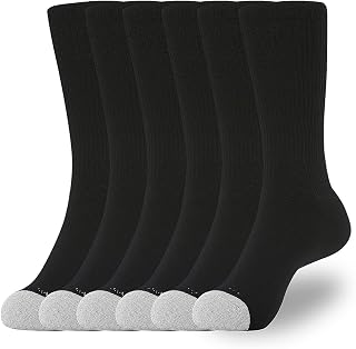 WANDER 3-6 Pairs Men's Cotton Running Socks for Sports and Work