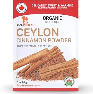 Organic Ceylon Cinnamon Powder 3oz (85g) – Your Cozy Morning Ritual, Sweet & Warming Aroma for Your Morning Coffee, Latte or Smoothie, True Cinnamon Raw from Sri Lanka