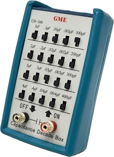GME CD-300 Capacitance Substitution Decade Box, 5 Decades Range, 100pF to 11.111 μF, Designed in The USA