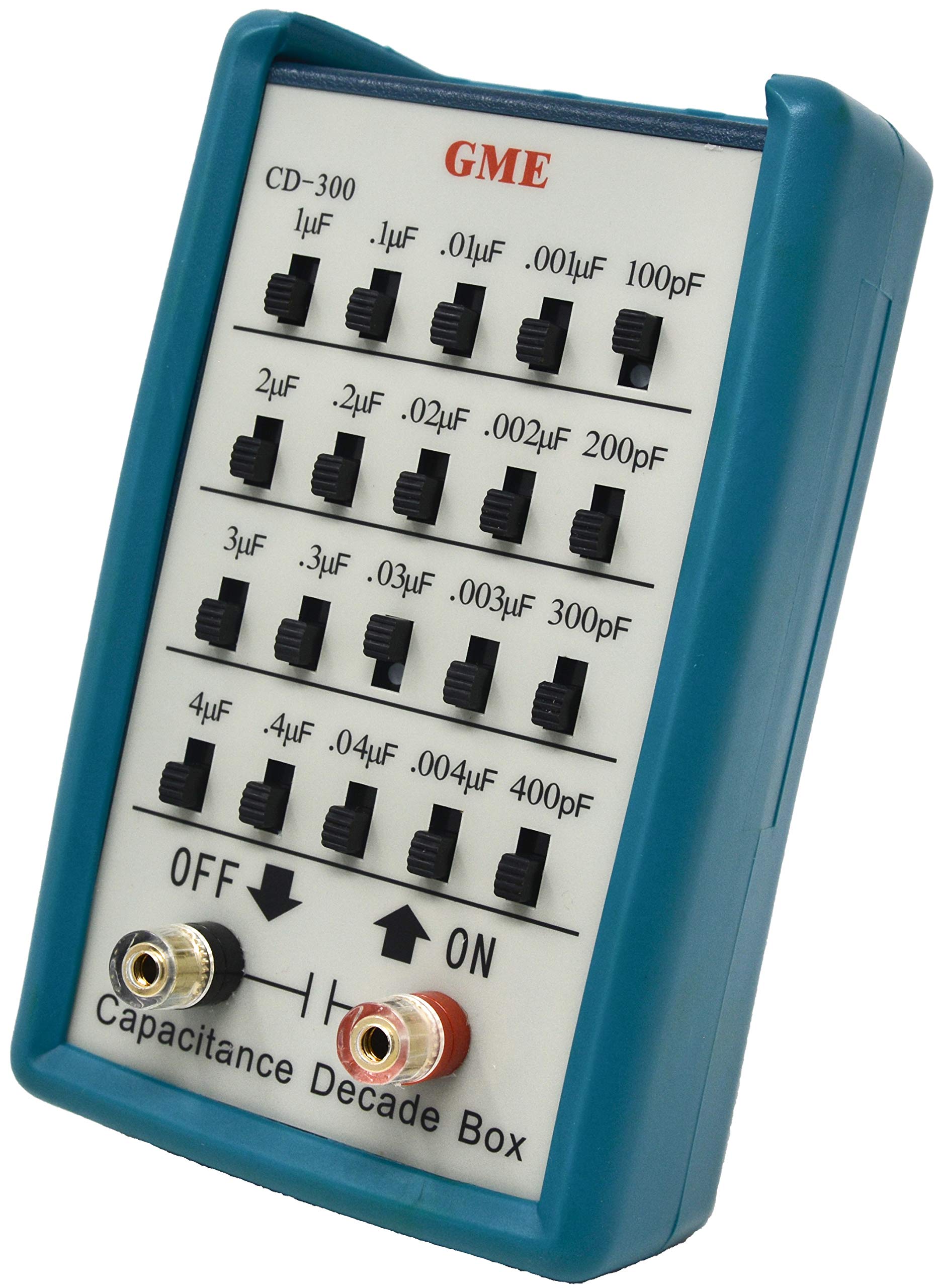 GME CD-300 Capacitance Substitution Decade Box, 5 Decades Range, 100pF to 11.111