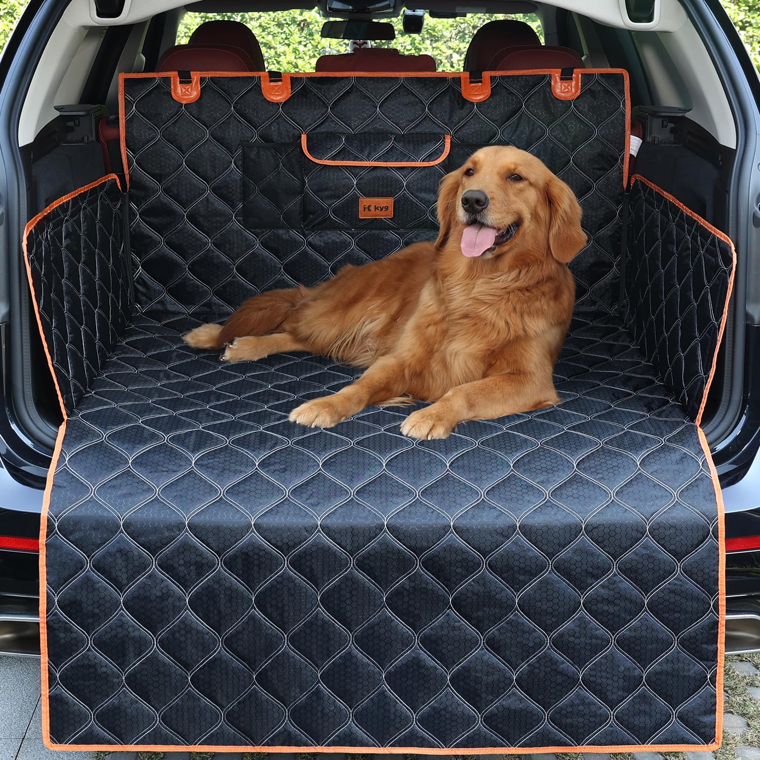 KYG Car Boot Protector, Waterproof, Nonslip, Boot Liner for Dogs, Heavy-Duty Dog