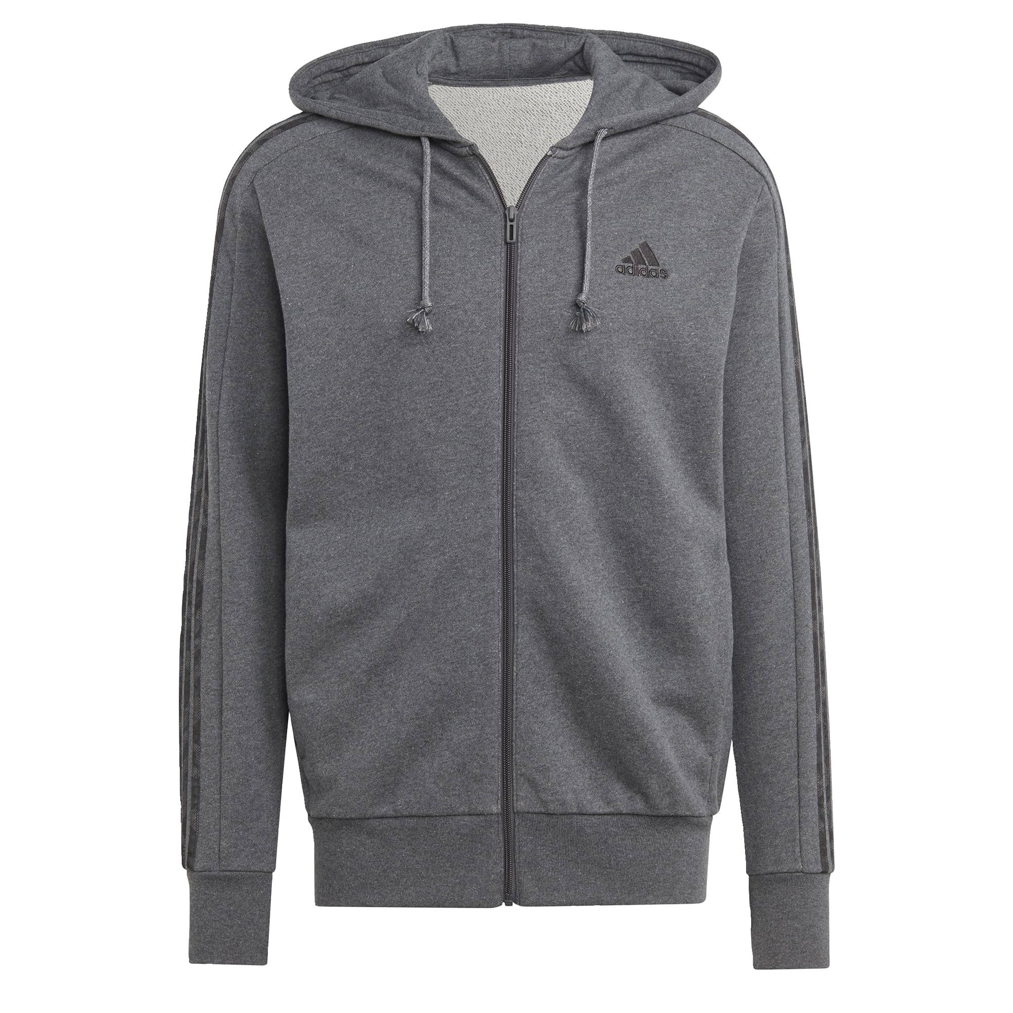 adidas Essentials French Terry 3-stripes Full-zip Essentials French Terry - Crem