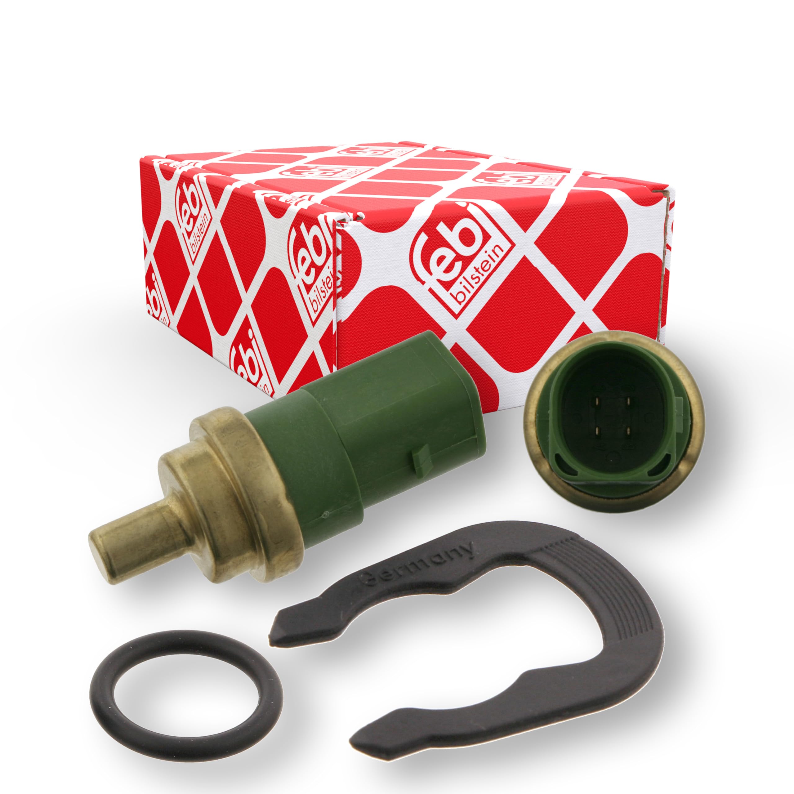 febi bilstein 32510 Coolant Temperature Sensor with seal and retaining spring, p