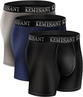 Mens Boxer Briefs Mesh No Fly Breathable 2X Softer 3X Stretch