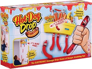 Hot Dog Drop - Electronic Baton Drop Reaction Game With Sound Effects For Whole Family. Sausage Catching Game For 5 Years And Up.