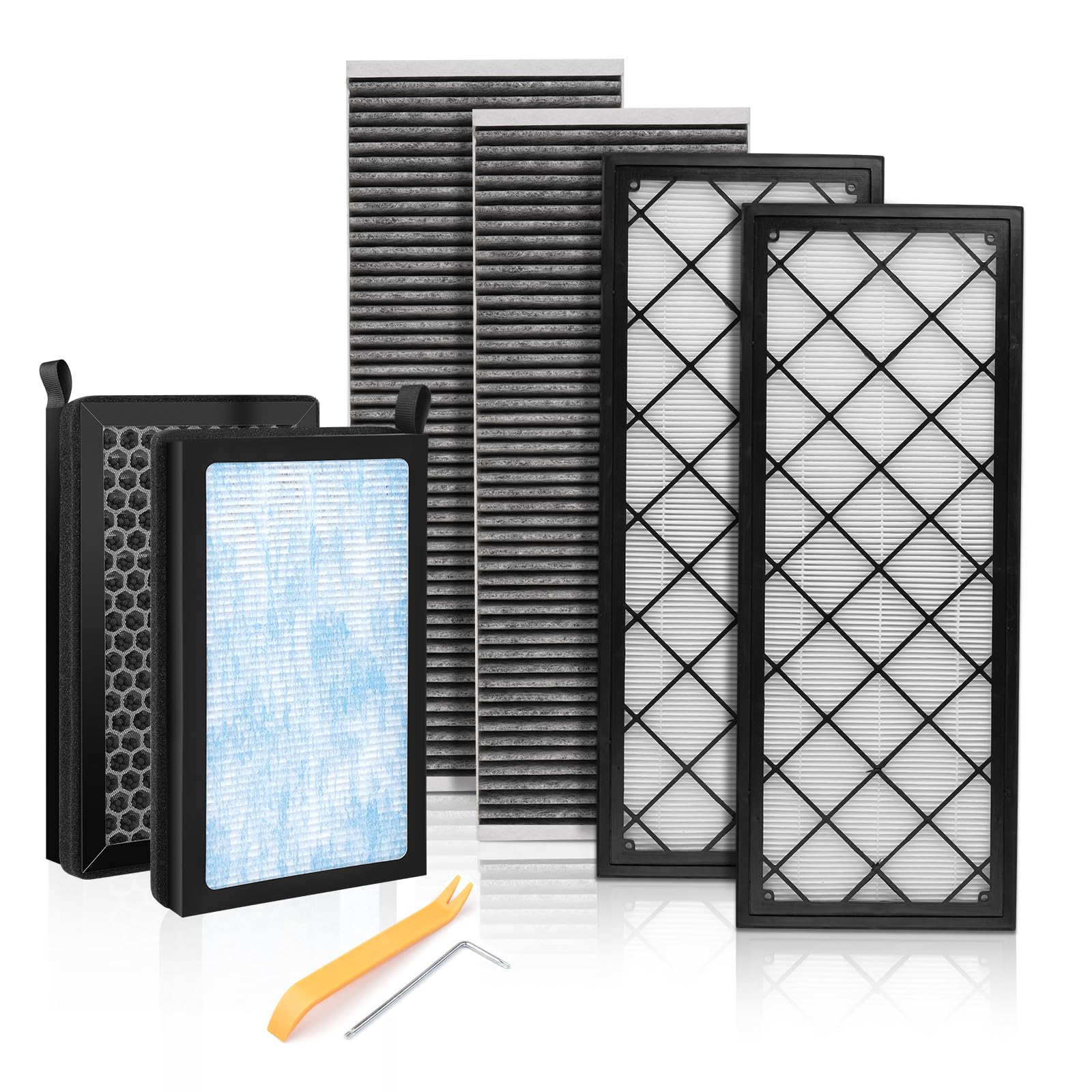6-Pack HEPA Cabin Air Filter Kit Fits for Tesla Model Y 2020-2026 | Model Y 2025
