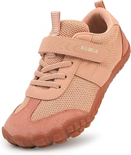 KUBUA Kids Barefoot Shoes Boys Girls Wide Toe Box Zero Drop Sneakers