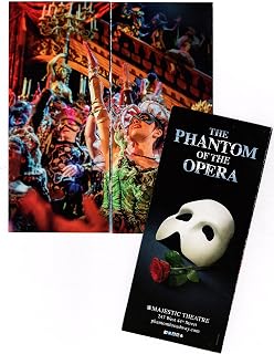 Longest Running Musical"PHANTOM OF THE OPERA" New York's Majestic Theatre 2000's Broadway Advertising Flyer