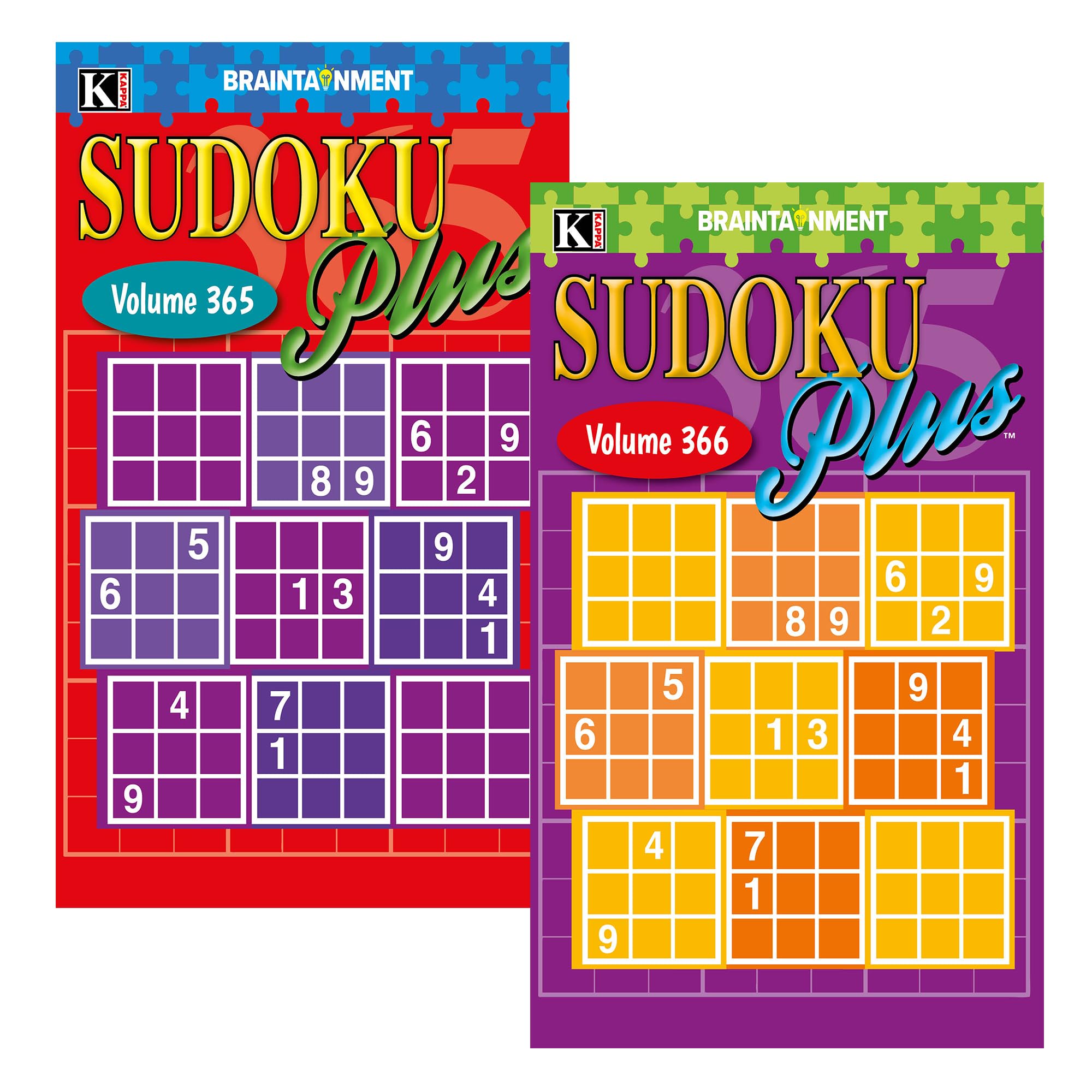 BAZIC Products Sudoku Puzzle Book, Digest Size, 2 Titles | 5.26 x 8.23 in; numbe