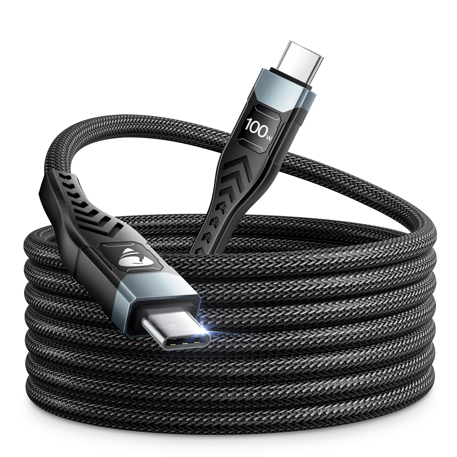 100W USB C to USB C, Fast Charging Cable 3M Long Type C Cable C to C Charger Fas