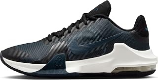 Nike Unisex Air Max Impact 4 - Lace Up Mesh Style Shoe - Navy/Gold