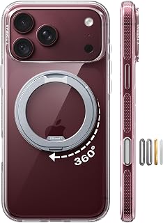 TORRAS O3 Fitness for iPhone 18 Pro Max Case, 360 Magnetic Stand, Clear