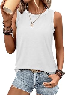ATHMILE Womens Tank Tops Summer Spring Sleeveless Casual Cute Basic Trendy Loose Flowy Beach Shirt Vacation Outfits 2026