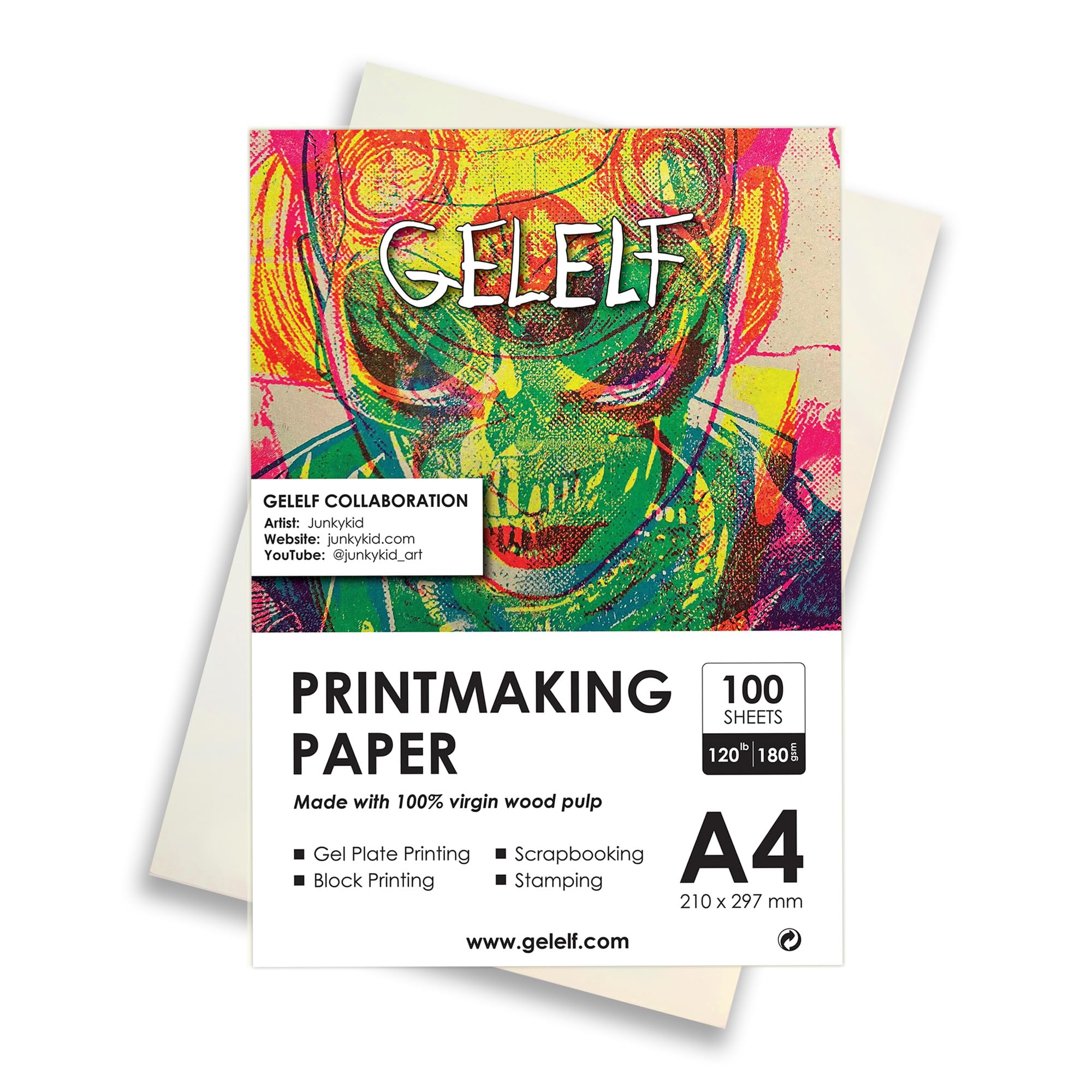 GELELF Printmaking Paper for Artwork (120lb / 180gsm), International A4 (210 x 2
