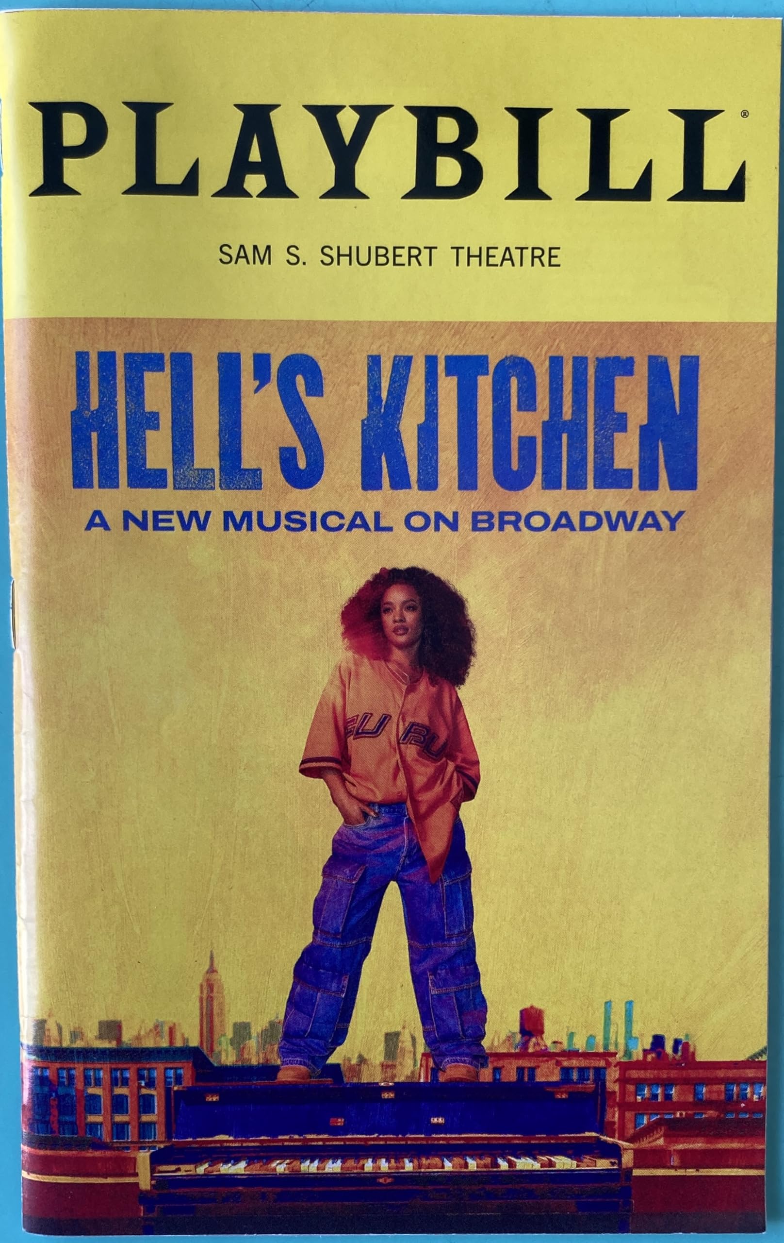 Playbill from Hell’s Kitchen at the SAM S. SHUBERT THEATRE starring MALEAH JOI M
