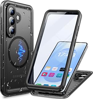 Cozycase TOP Full Waterproof 360 Military Case for Samsung Galaxy S26 Black