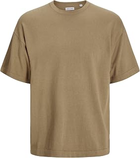 JACK & JONES Men's Jjeemil Knit Tee Ss Sn Shirt