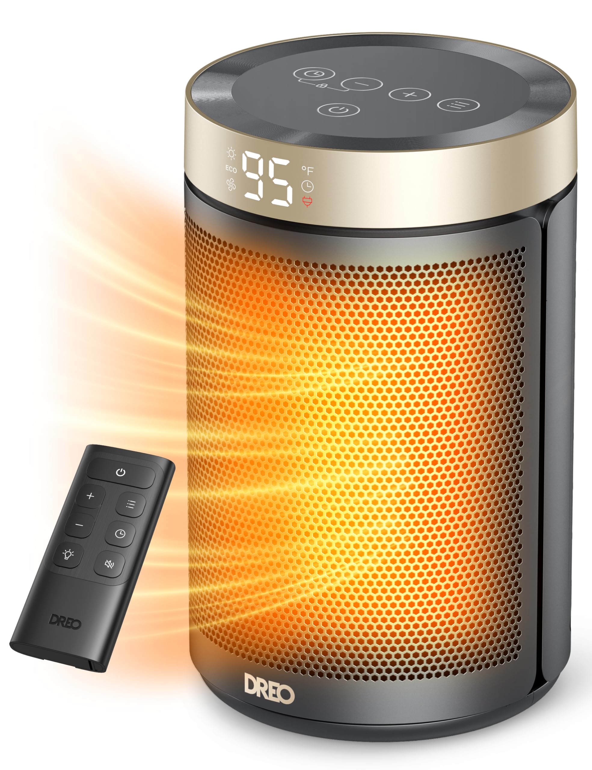 DREO Space Heater, Portable Electric Heaters for Indoor Use with Thermostat | 20