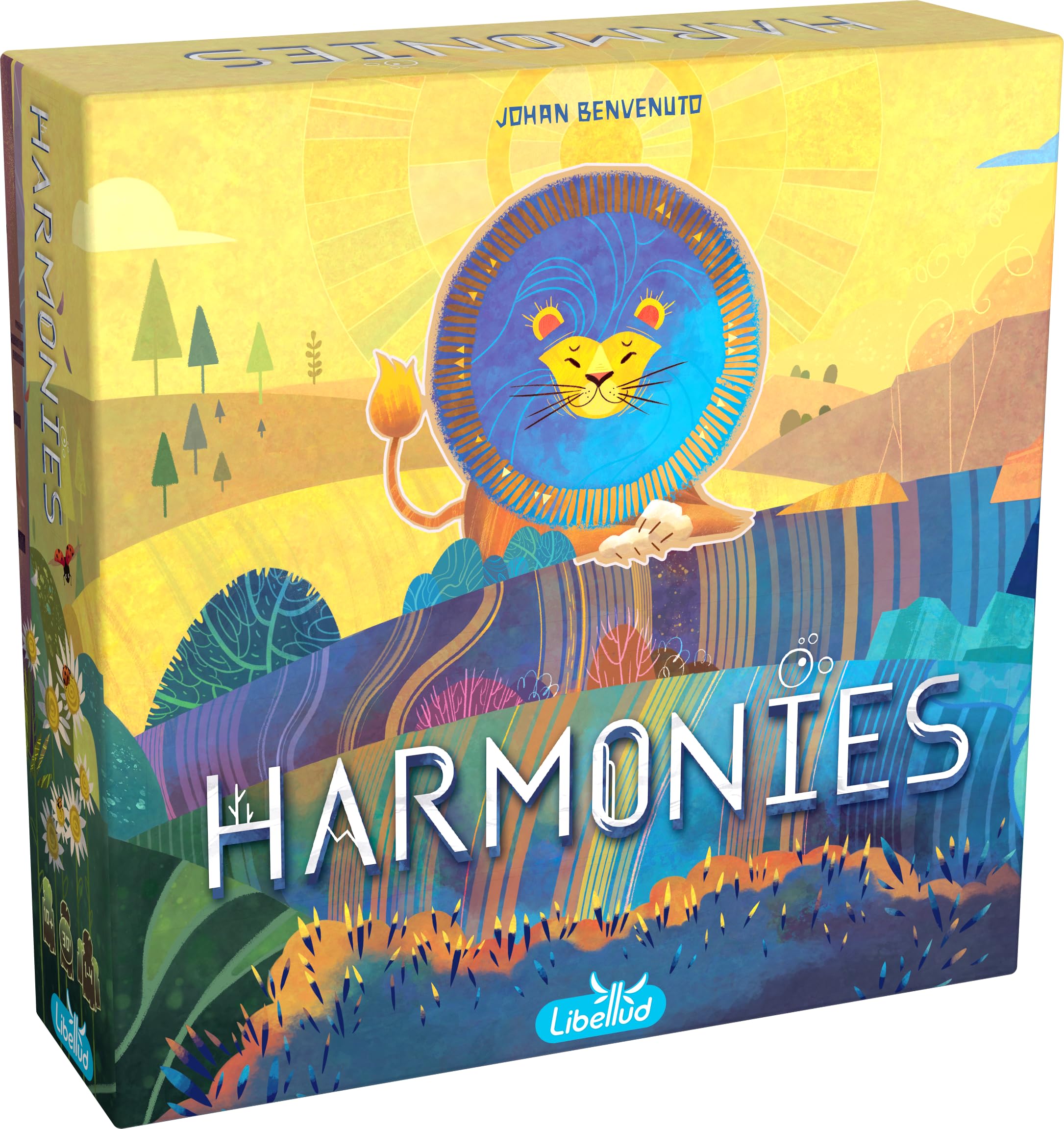 Asmodee Harmonies Board Game - Create Oneiric Landscapes, Strategic & Poetic Gam