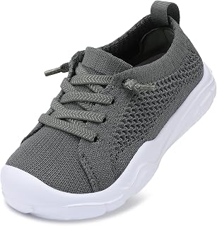 LeIsfIt Toddler Shoes Boys Girls Wide Toe Box Lightweight Slip-On Sneakers | Wide Toe Box, Breathable Knit Upper, Easy Slip-On Design, Non-Slip Sole for Preschool, Daycare, Playground & Travel