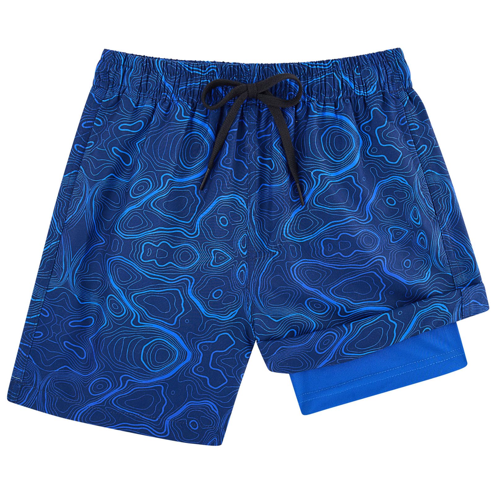 Kids4ever Boys Swim Trunks Quick Dry Compression Lining Boxer Anti Chafing Beach