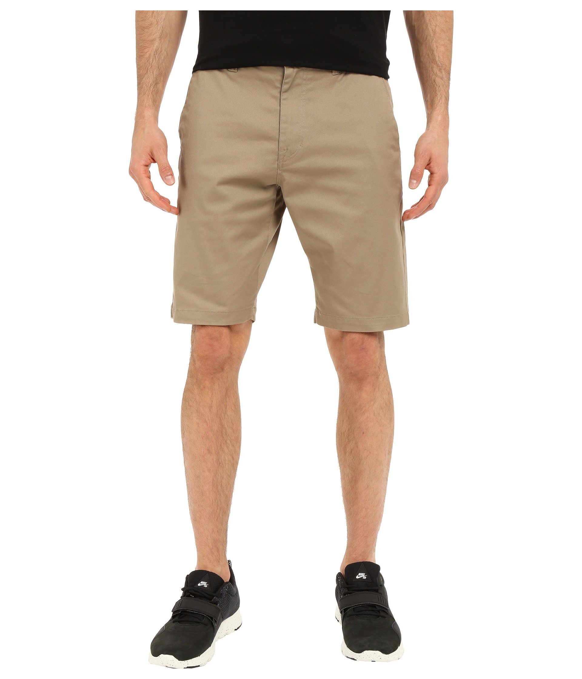 Volcom Men's Modern Fit 21" Chino Short, Khaki, 34