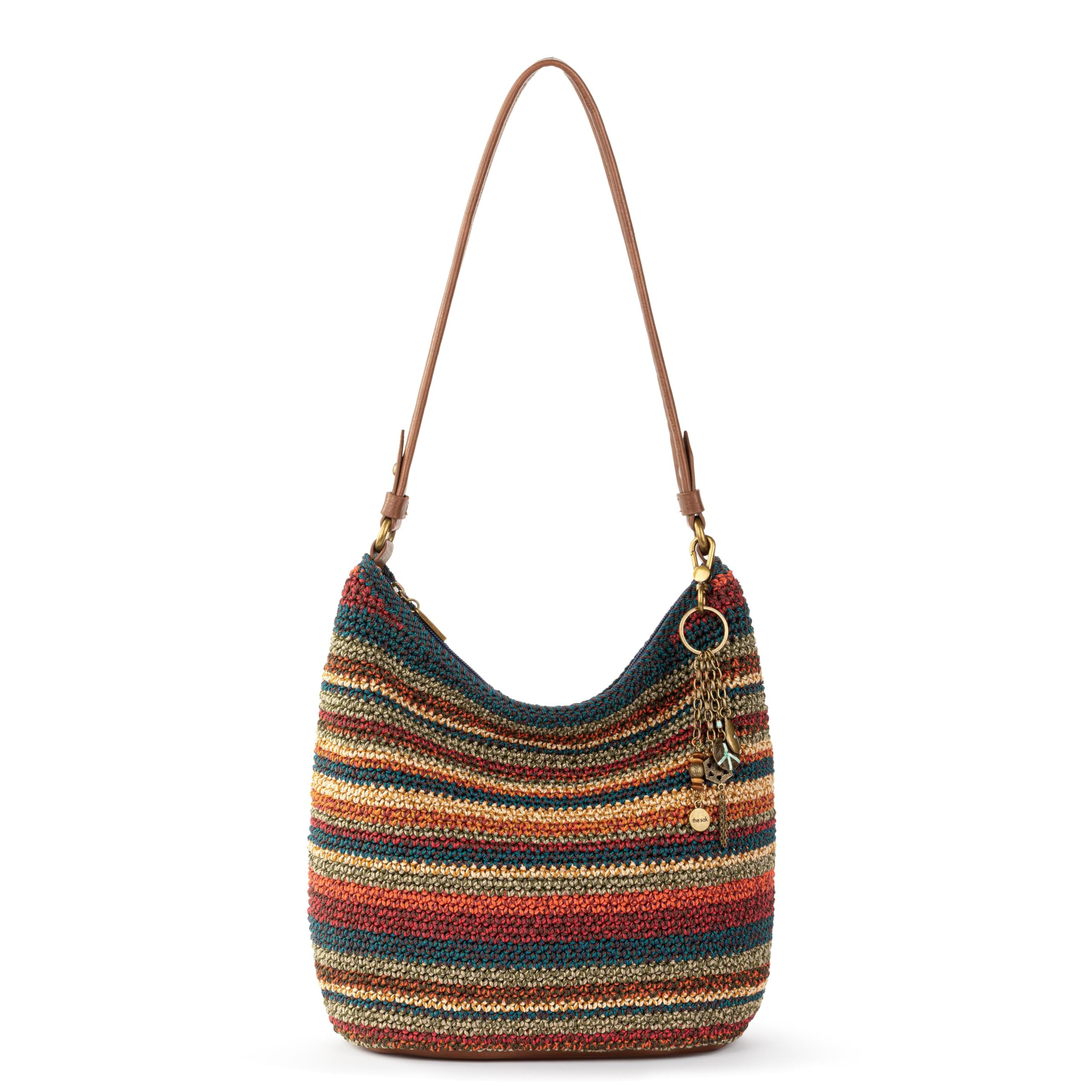 The Sak Sequoia Hobo Bag - ハンドクロシェ ラージ レディース パース 日常 & 旅行 用 - 丈夫なハンドバッグ&トート ジッパーポ