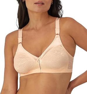 Bali Woman's Double Support Spa Closure Wire-Free Bra Underwire Double Support Spa Df3372 Women's (Pack of 1)