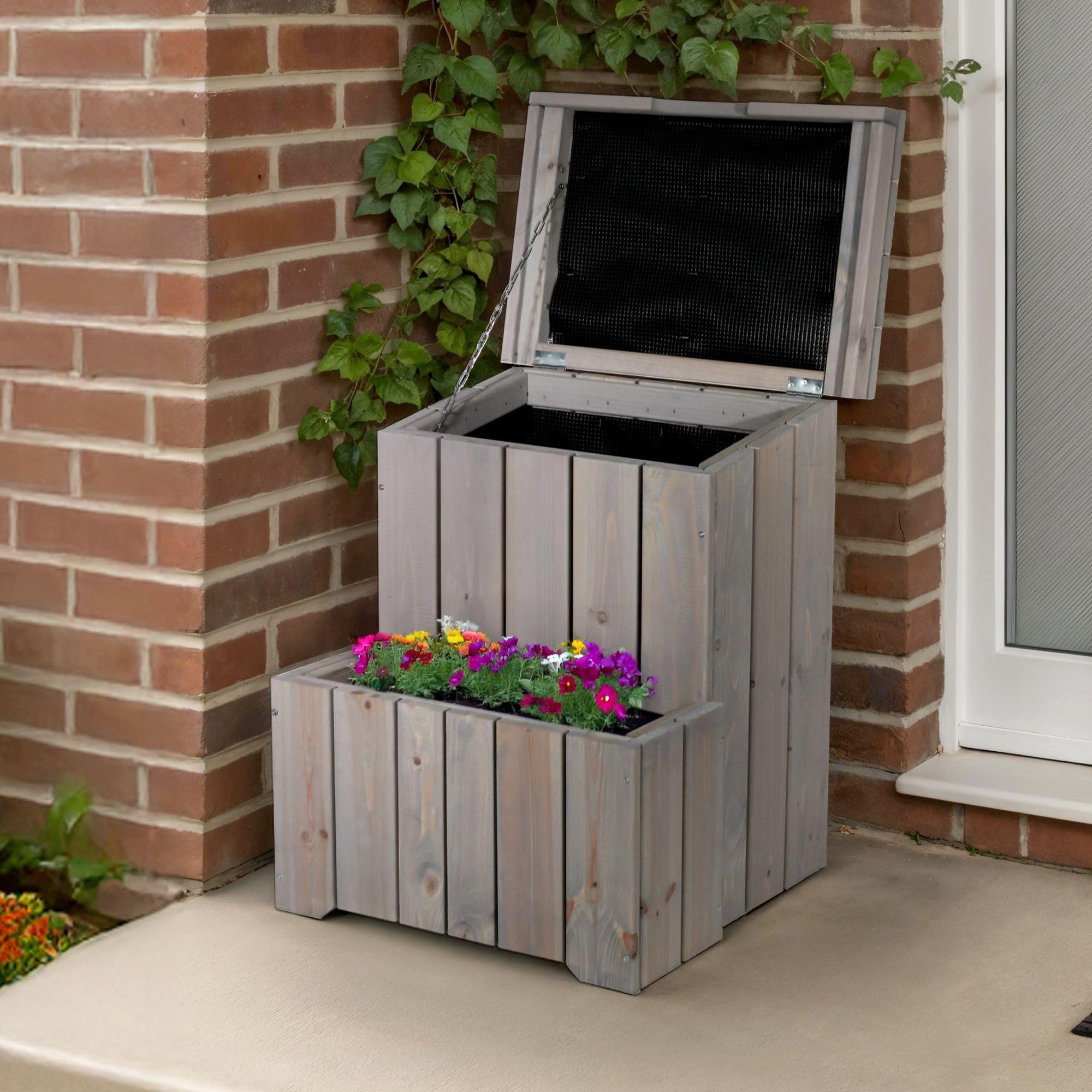 Zest Parcel Box Outdoor with Planter – Delivery Box for Parcels Waterproof – Int