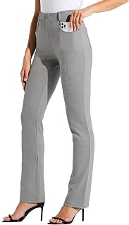 Willit Women's Yoga Dress Pants Straight Leg 28"/29"/30"/31"/33"